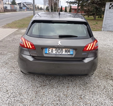 Peugeot 308 cena 29500 przebieg: 209000, rok produkcji 2016 z Ujście małe 254